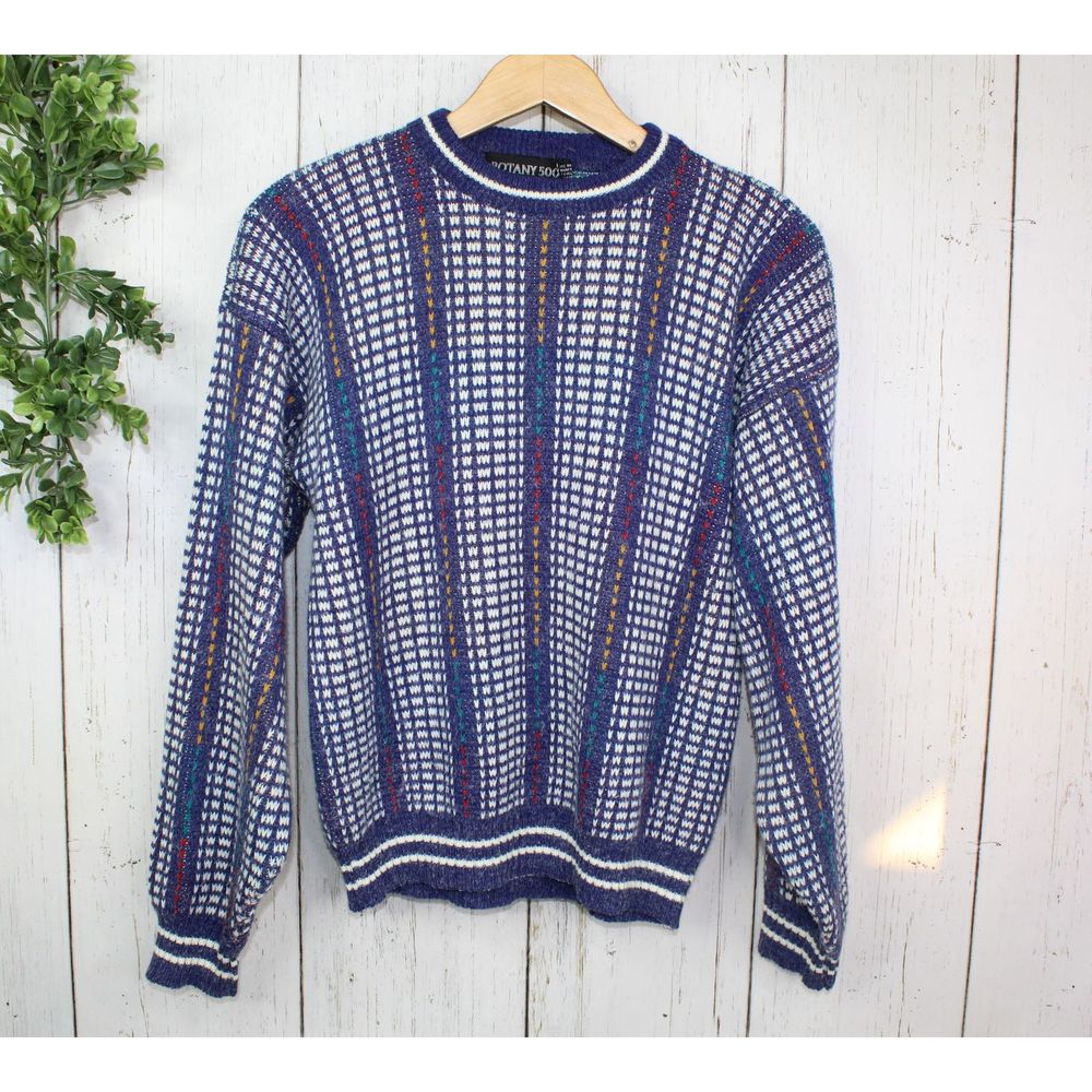 VTG Botany 500 blue sweater